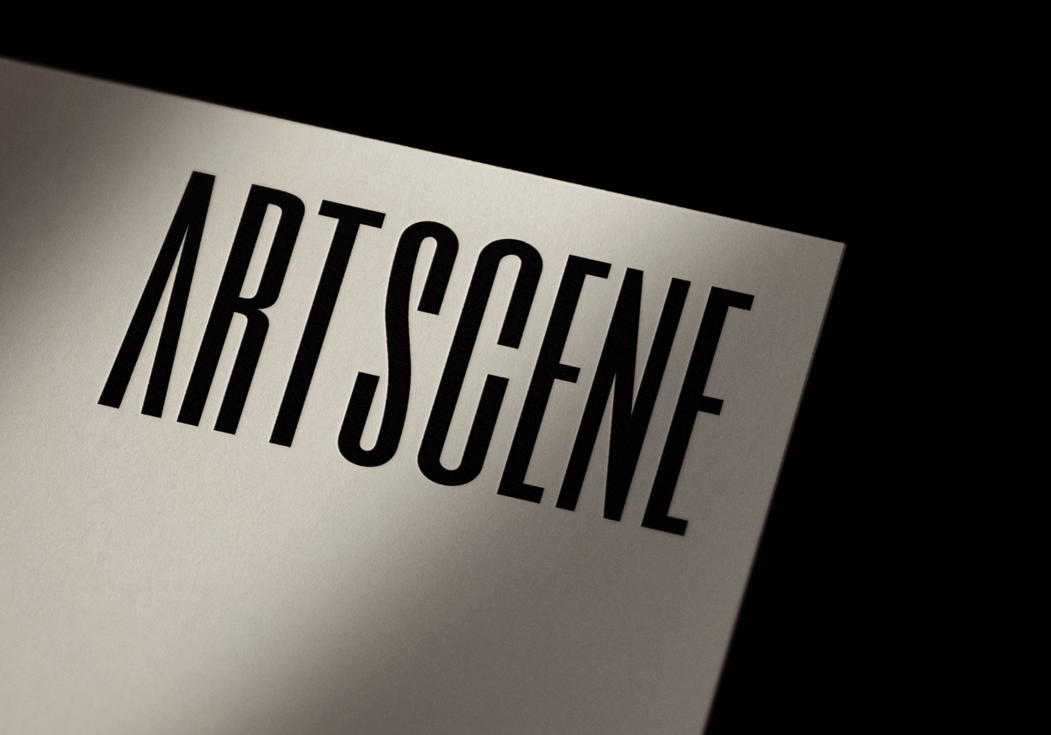 Artscene, Acton — branding and interior design by HDEY
