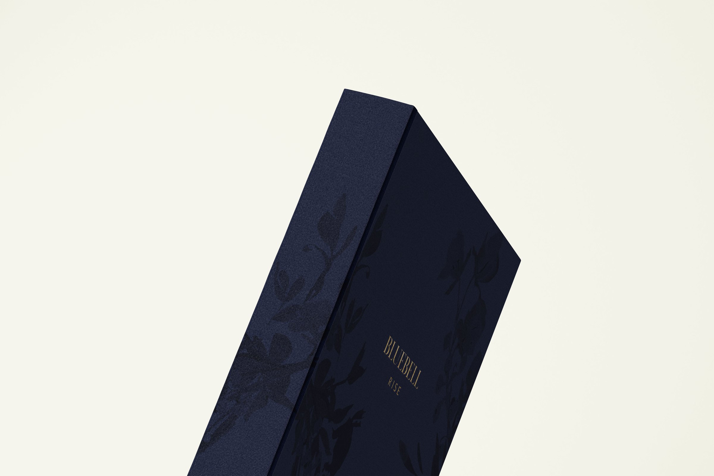 Bluebell Rise brochure cover — print design by HDEY