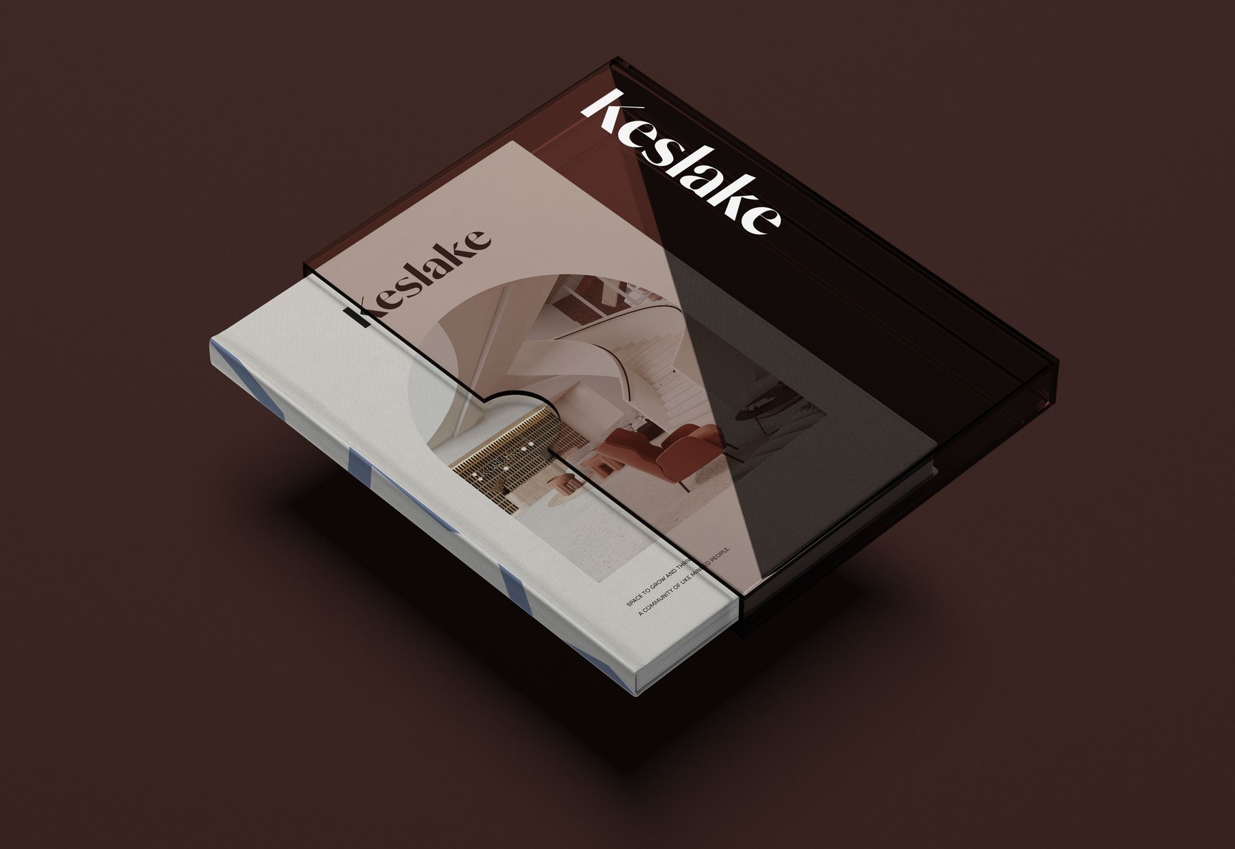 Keslake Place brochure cover, Reading — print design by HDEY
