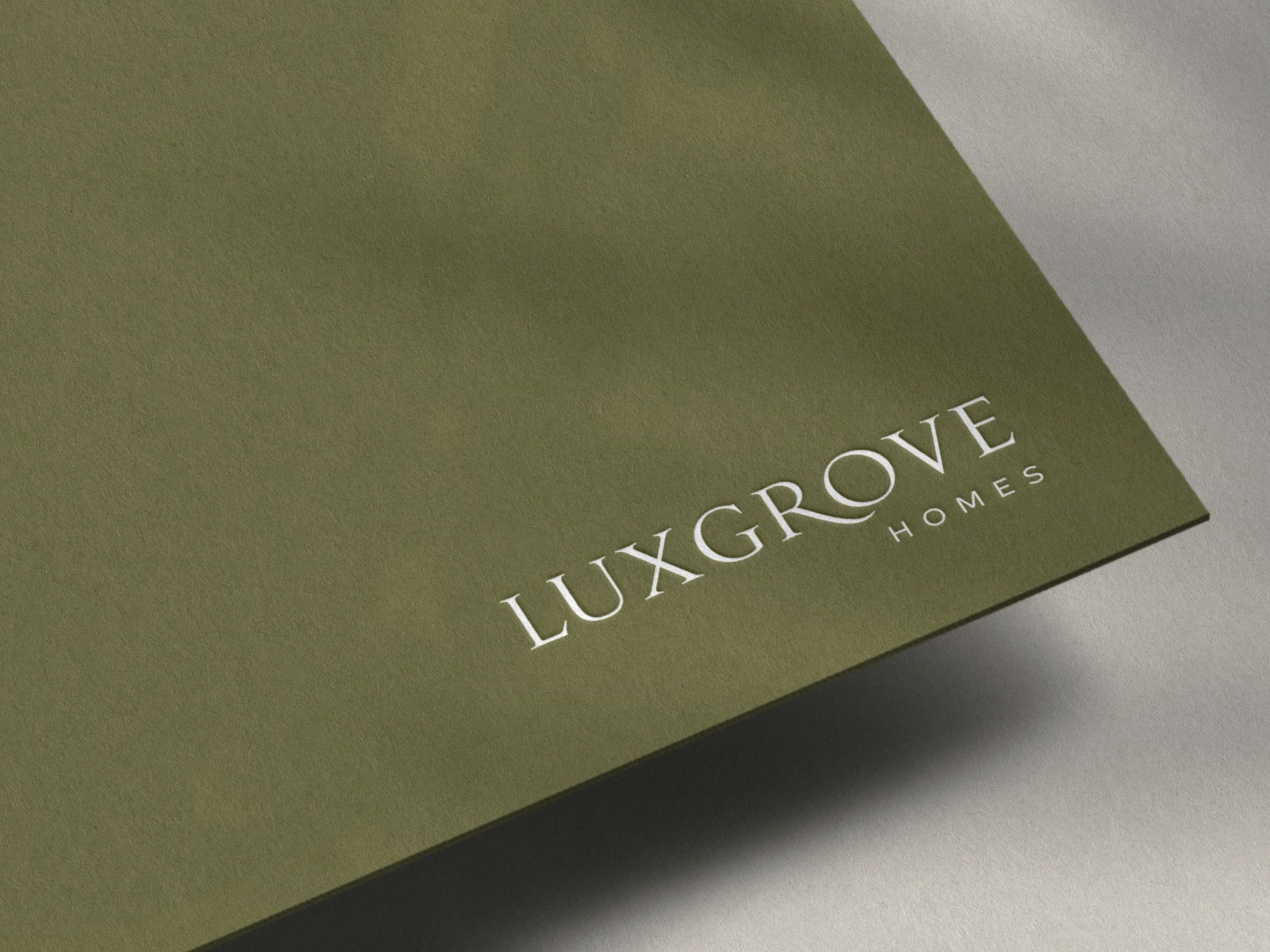 Luxgrove Homes corporate rebrand by HDEY