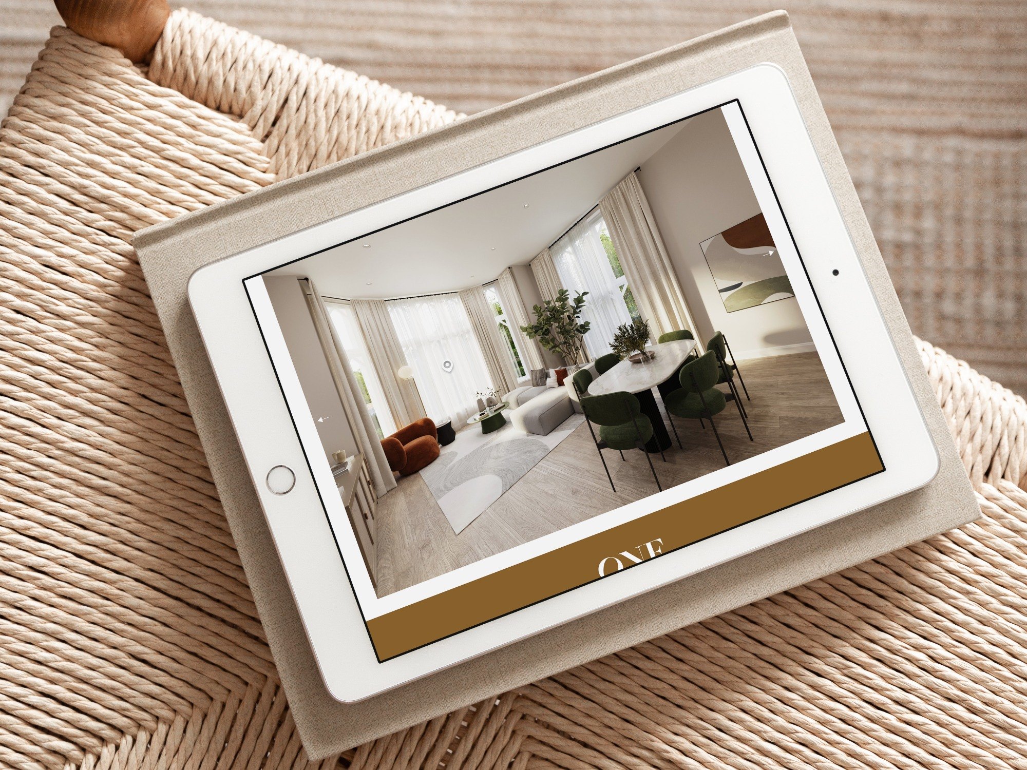 One London Road VR tour shown on iPad — VR tour by HDEY