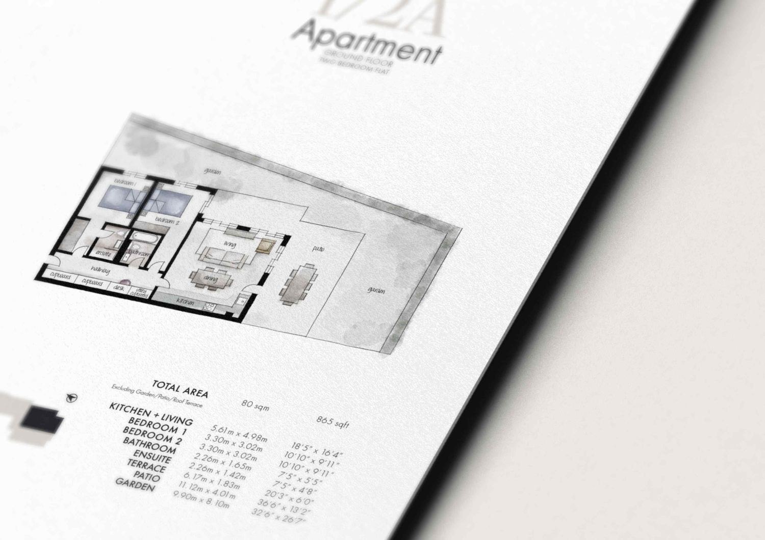 Queen's Park Residences apartment floor plan sheet with schedule of areas, NW6 — by HDEY