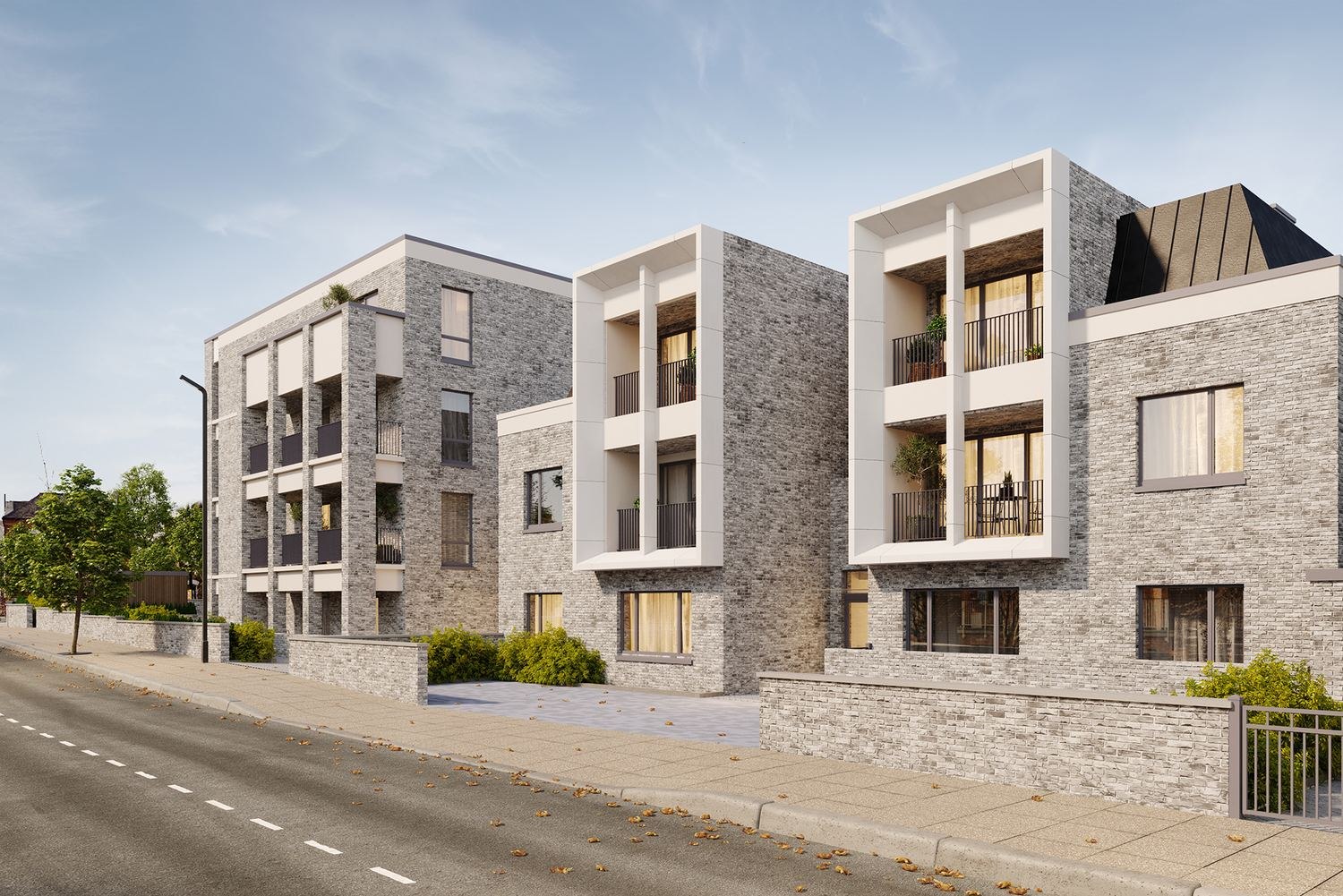 The Royal Majestic front elevation CGI, Willesden Lane, London NW6 — by HDEY