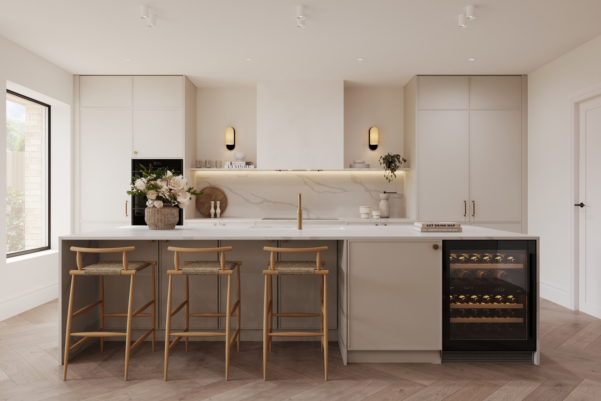 Whitecroft Gardens kitchen CGI, detached house